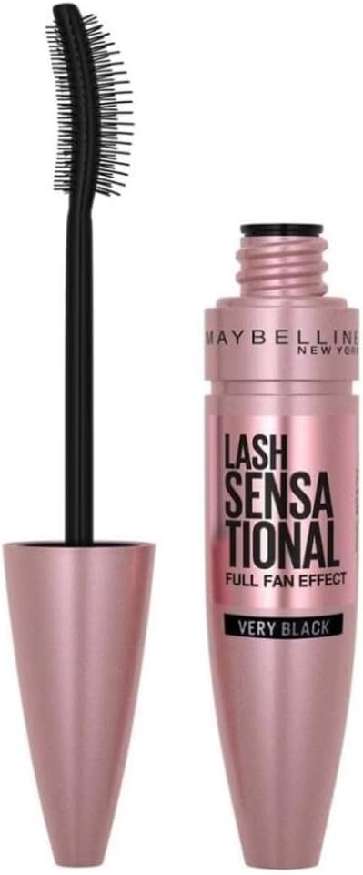 Maybelline New York, Volume Mascara, Lash Sensational, Colour: Very Black, 9.5 mL (Very Black)