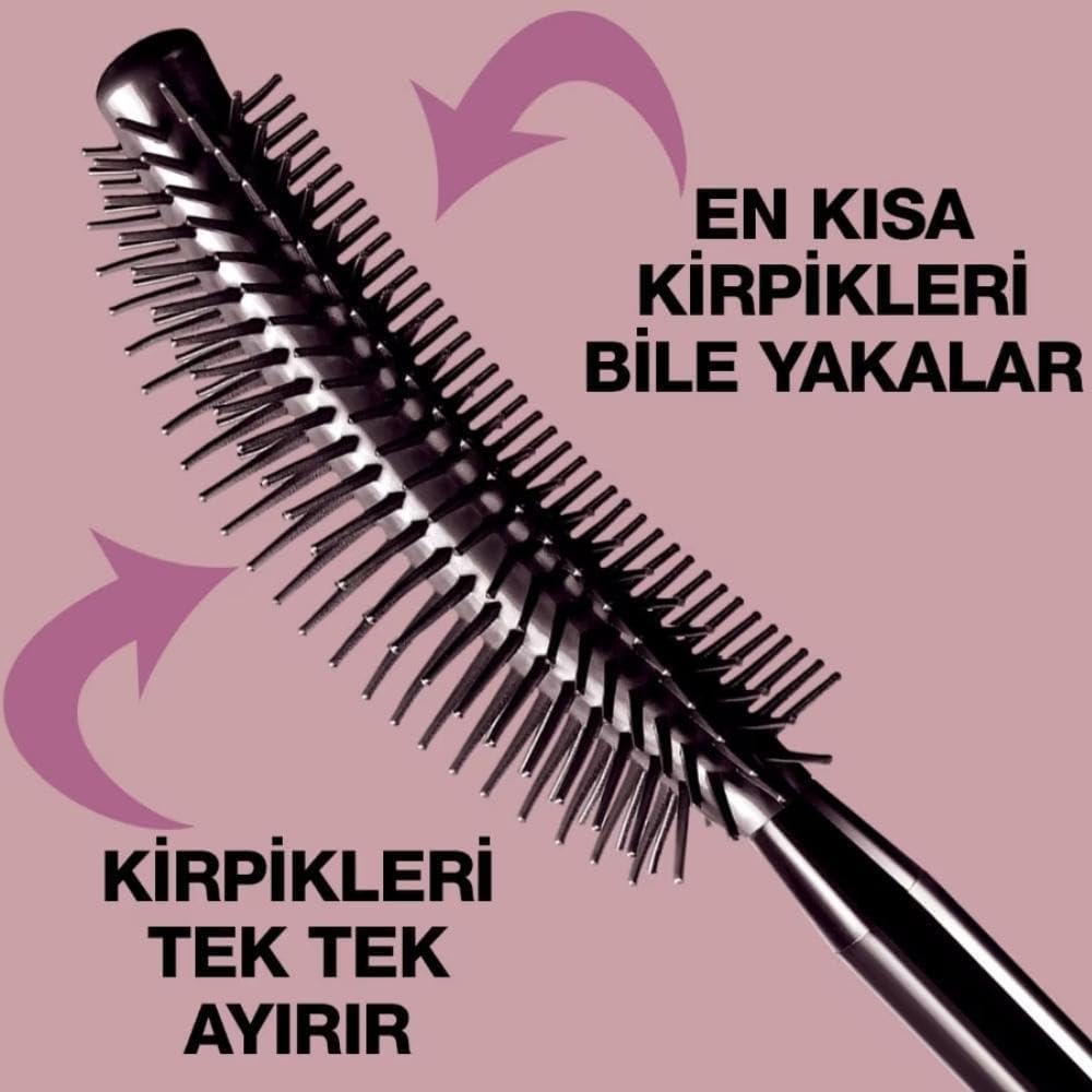 Maybelline New York, Volume Mascara, Lash Sensational, Colour: Very Black, 9.5 mL (Very Black)