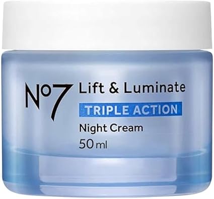 No7 Lift & Luminate Triple Action Night Cream ENHANCED FORMULA - 50ml