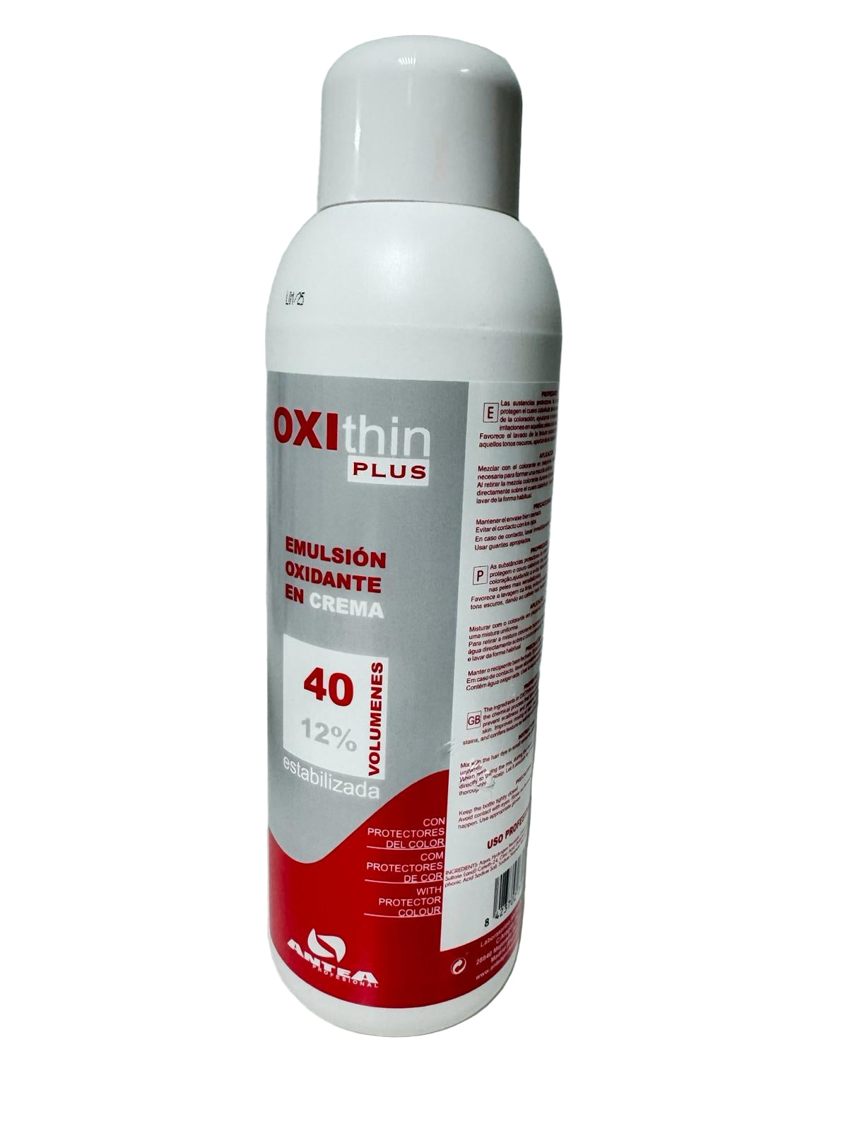 Oxi thin plus emulsion oxidante en crema 40v 12%